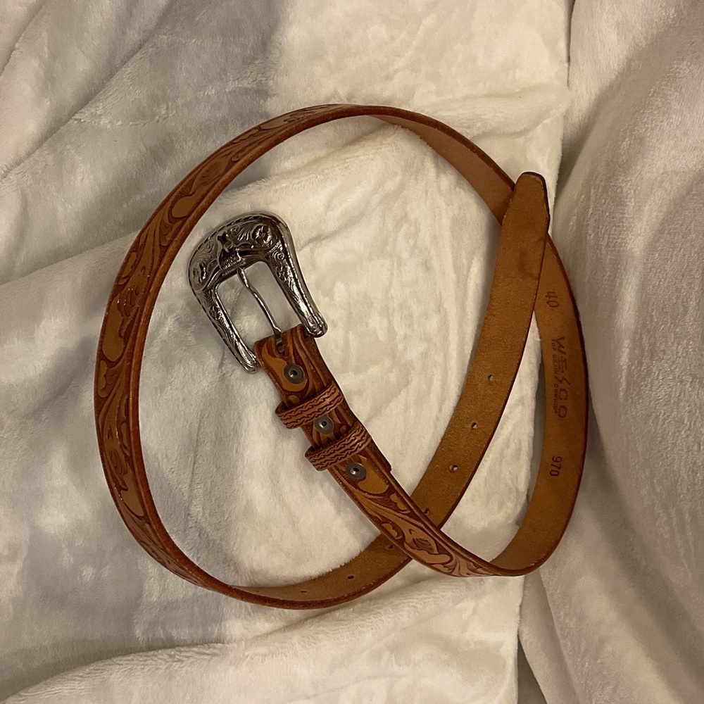 Wesc Tan Leather Belt